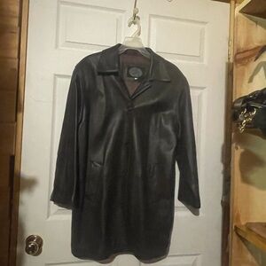 Creations Jez brown leather jacket